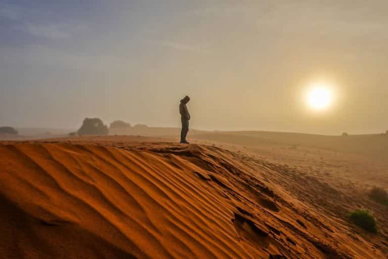 Dan at the Perry Sandhills