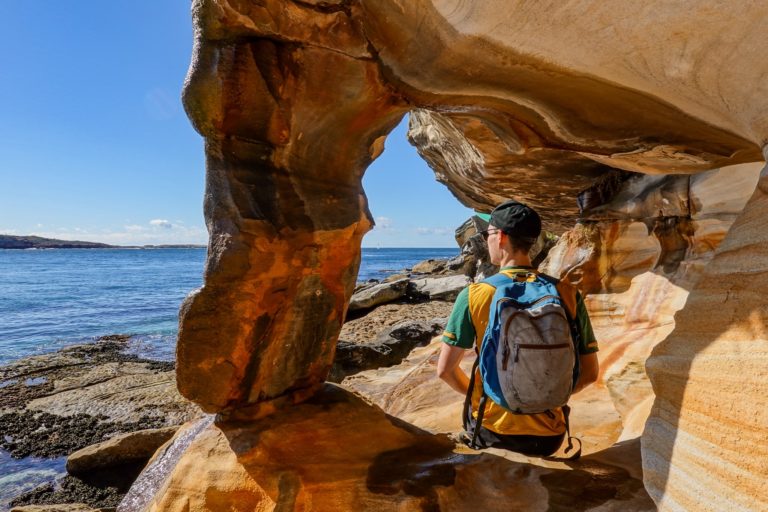 Inscription Point, near Cape Solander Lookout and Cave at Kamay Botany Bay National Park