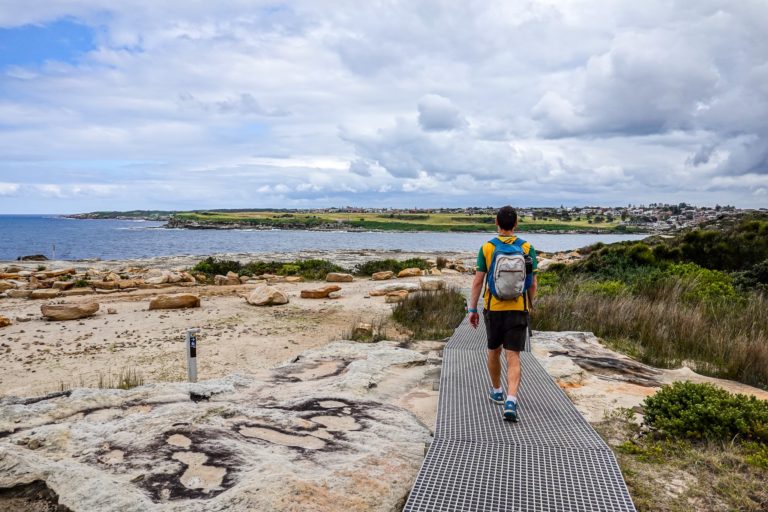 Dan on the Malabar Headland National Park Walk (Boora Point Walking Track)