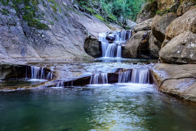 Jump Rock Falls in the Southern Highlands near Kangaroo Valley