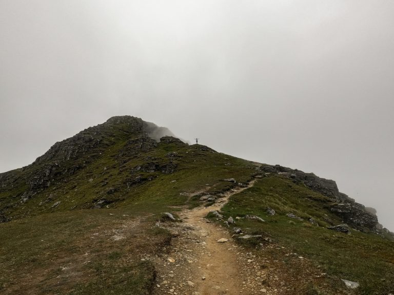 Misty slopes on the Ben Lomond walk