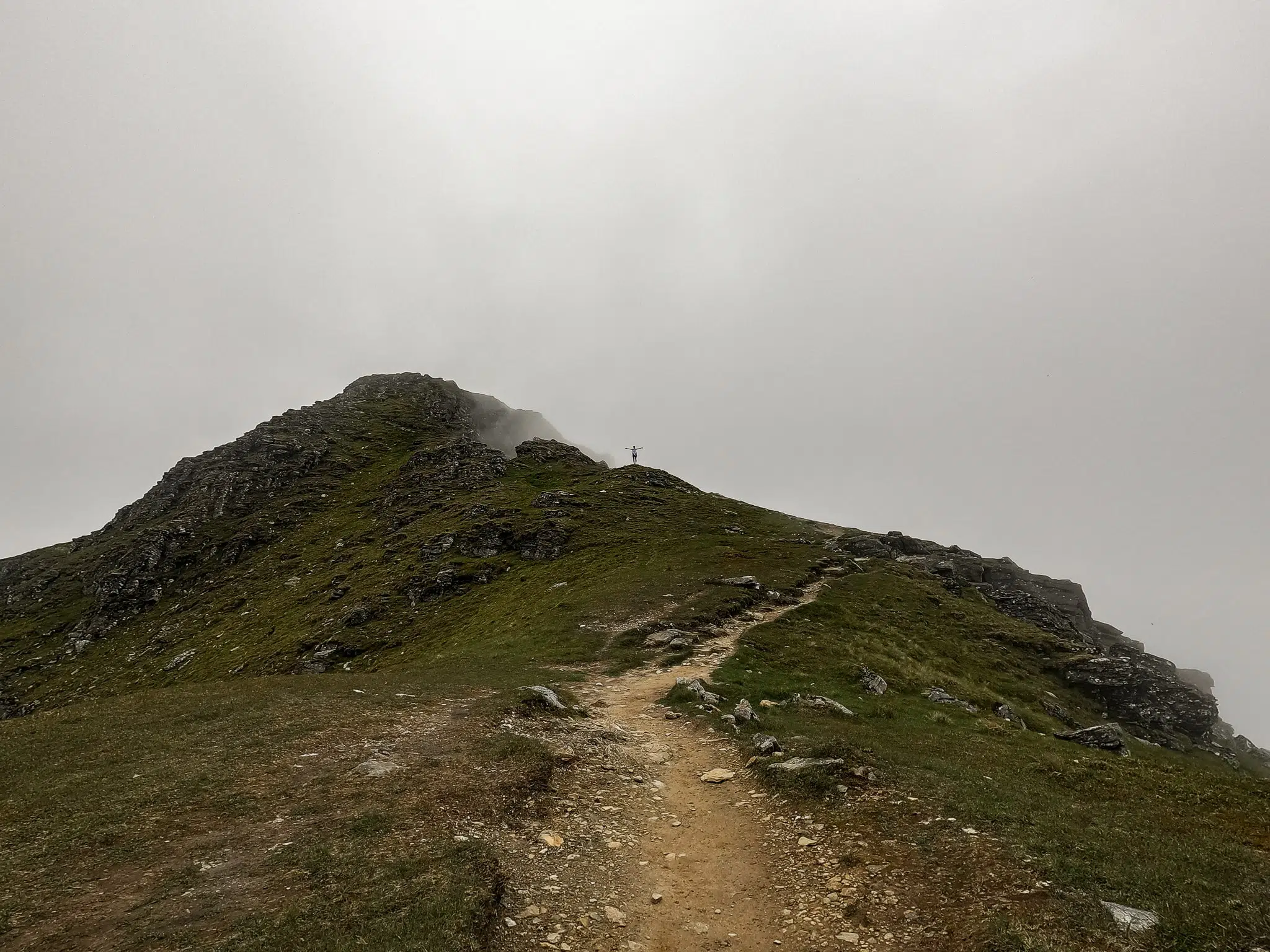 Misty slopes on the Ben Lomond walk