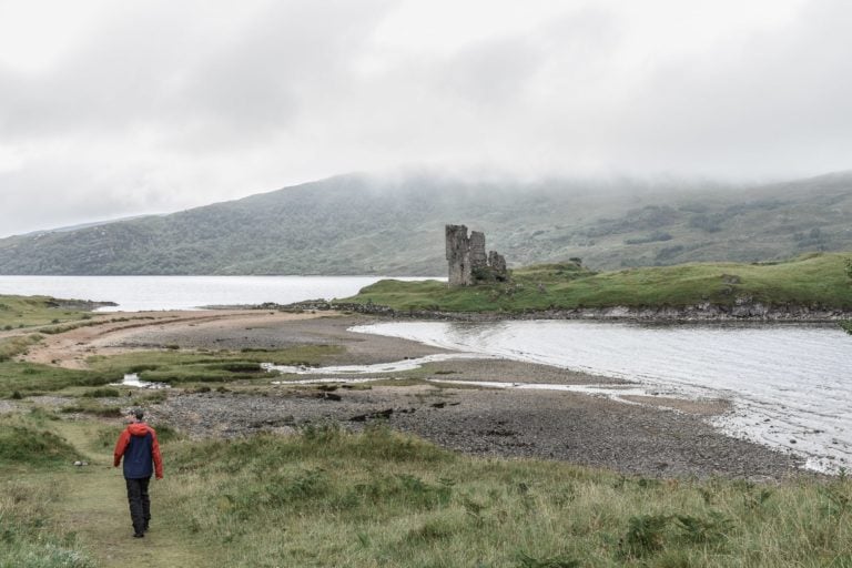 Ardvreck Castle on Loch Assynt