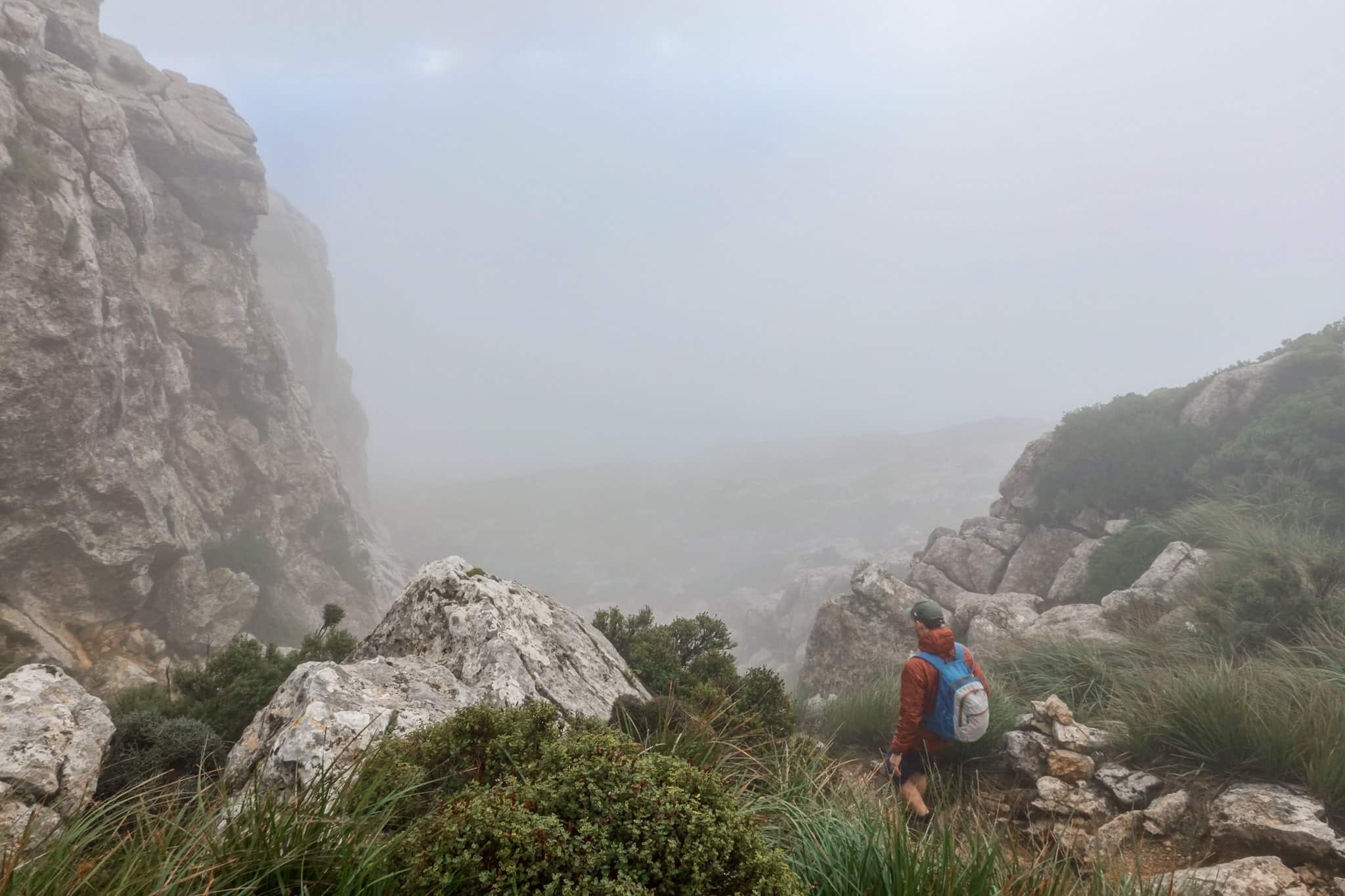 Dan descends from Puig de Galatzó in Puigpunyent, Mallorca