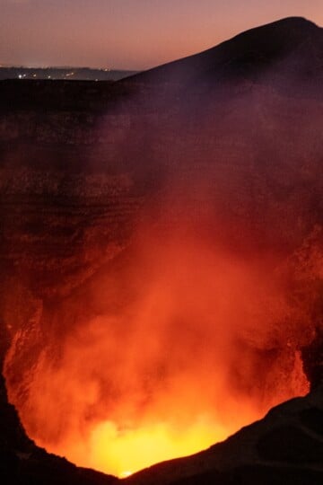 The main attraction at Masaya Volcano National Park