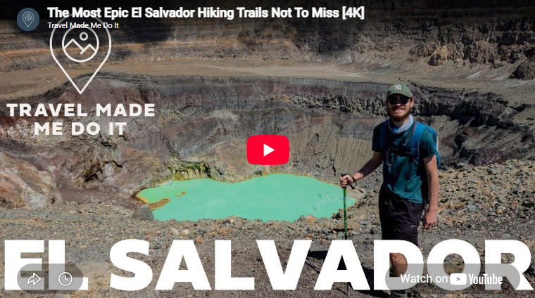 Dan stands next to Santa Ana Volcano in El Salvador
