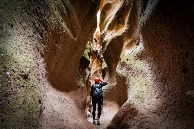 Beck at 7 Cañones de Qorihuillcathe (7 Qorihuillca Canyons) in Ayacucho, Peru