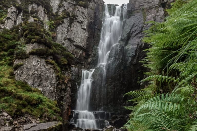 Wailing Widow Falls in Assynt, Scotland