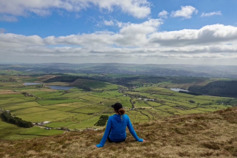 Beck enjoys the Lancashire countryside