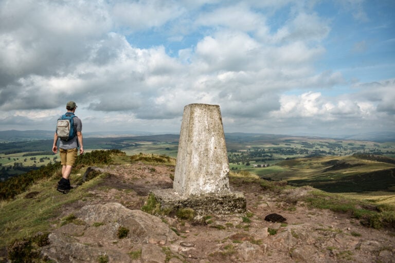 Dan at Sharp Raw during the Flasby Fell Walk (Dales High Way)