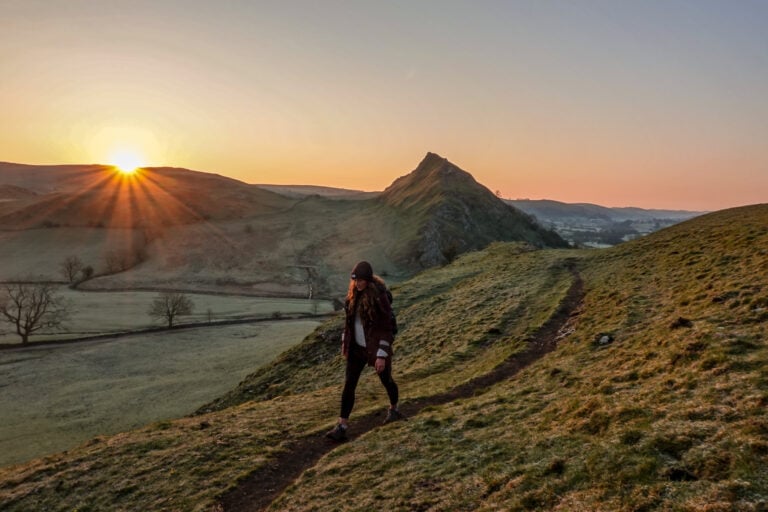 Beck on the Chrome Hill Walk in the Peak District