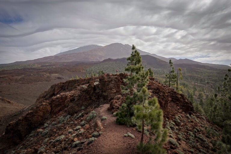 Dan hikes to Montana Samara after visiting Mirador de Samara in El Teide National Park, Tenerife.