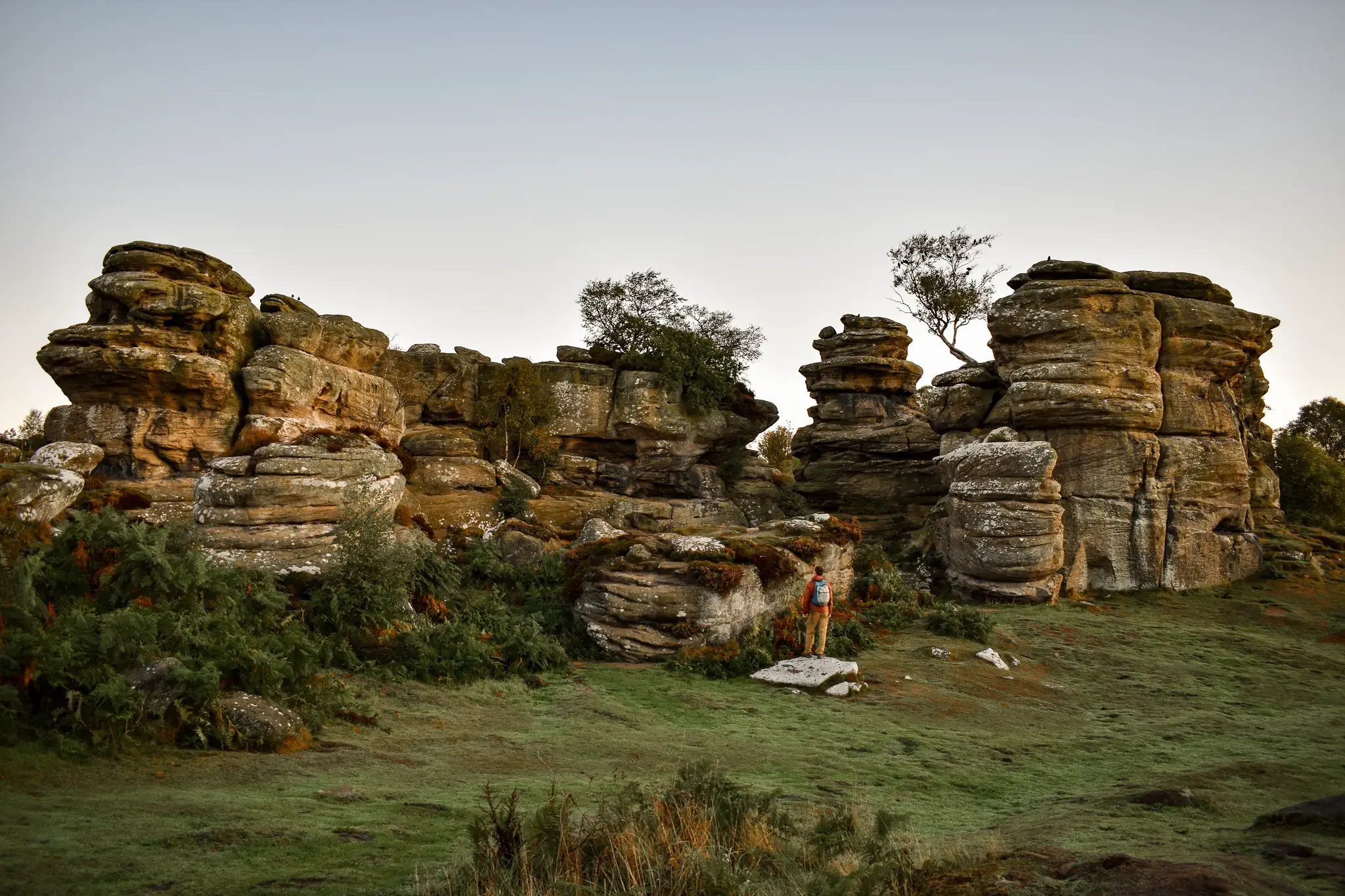 Dan doing one of the Brimham Rocks walks in the Yorkshire Dales.