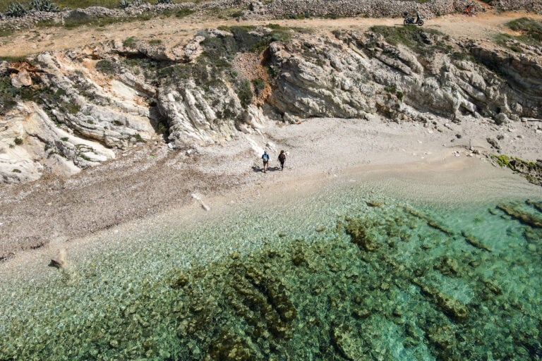 Dan and Beck at one of the best beaches on Favignana Island (Isola di Favignana), near Sicily