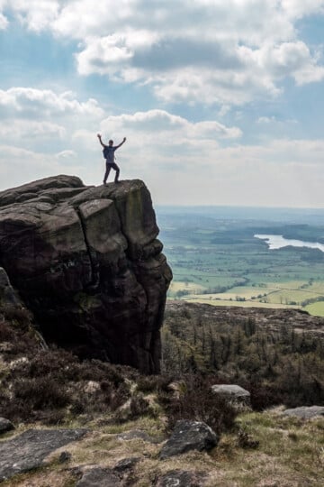 Dan at the Roaches Peak District