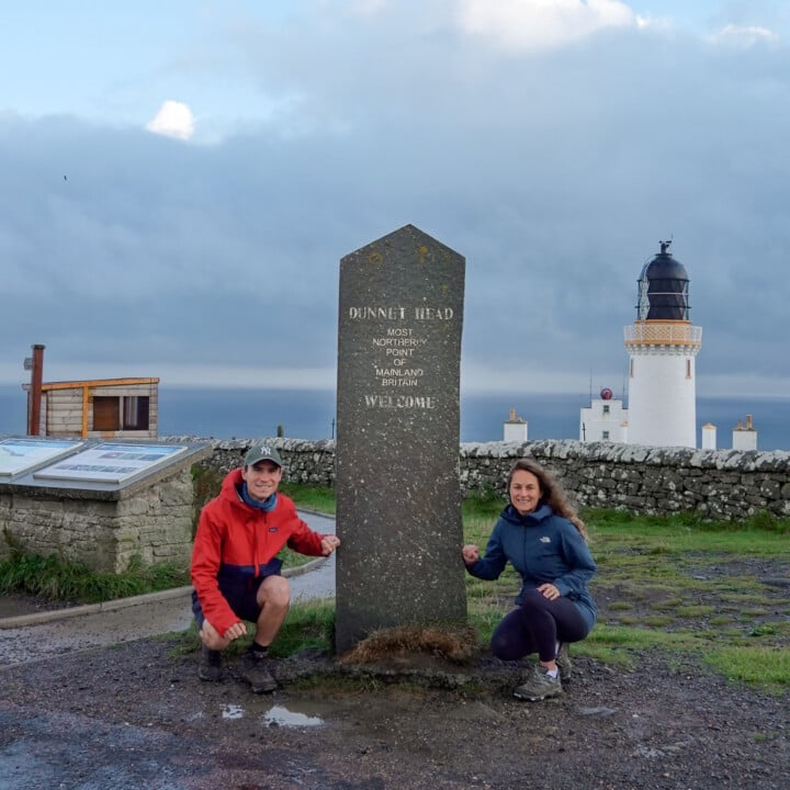 At Dunnet Head, the most northerly point of Scotland