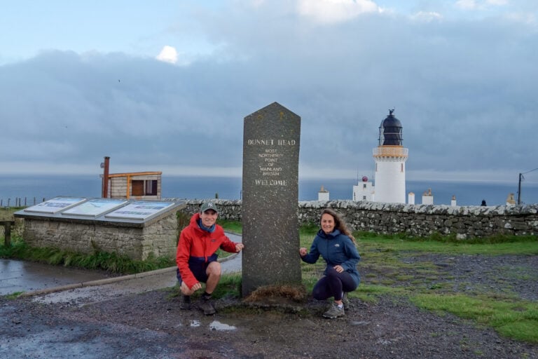 At Dunnet Head, the most northerly point of Scotland