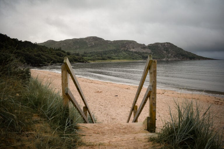 Gruinard Bay and beaches in Scotland and NC500
