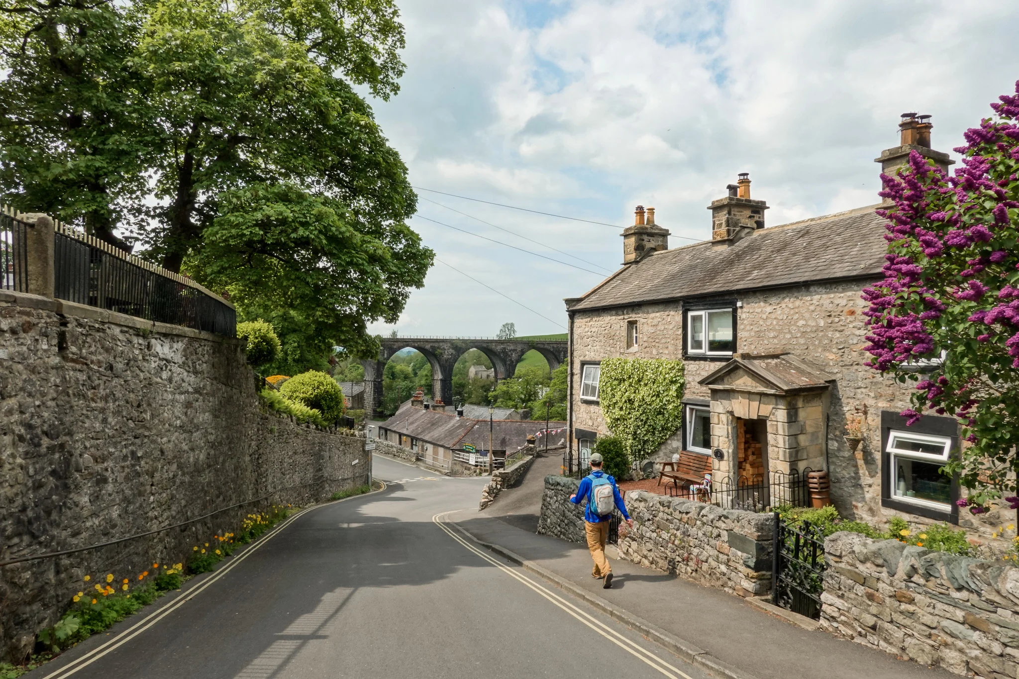 Dan walks in Ingleton near its campsites and pubs