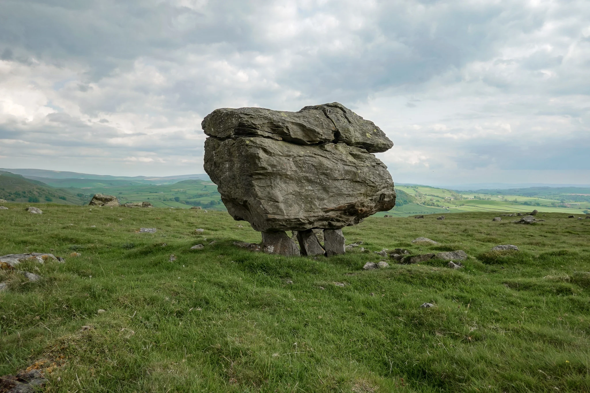 The Norber Erratics, seen during a walk from Austwick
