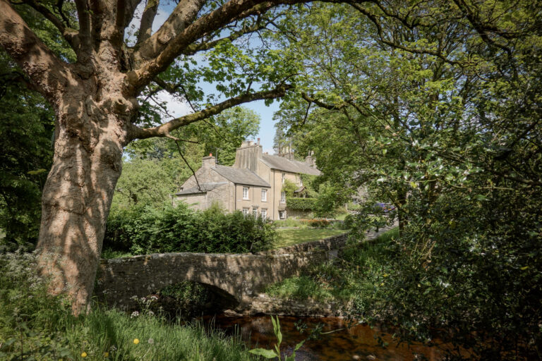 Clapham in North Yorkshire near the Ingleborough Nature Estate Trail and the New Inn