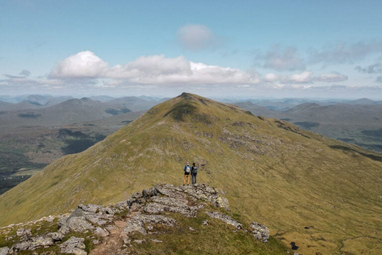 Views of Ben More from Stob Binnein, near Crianlarich