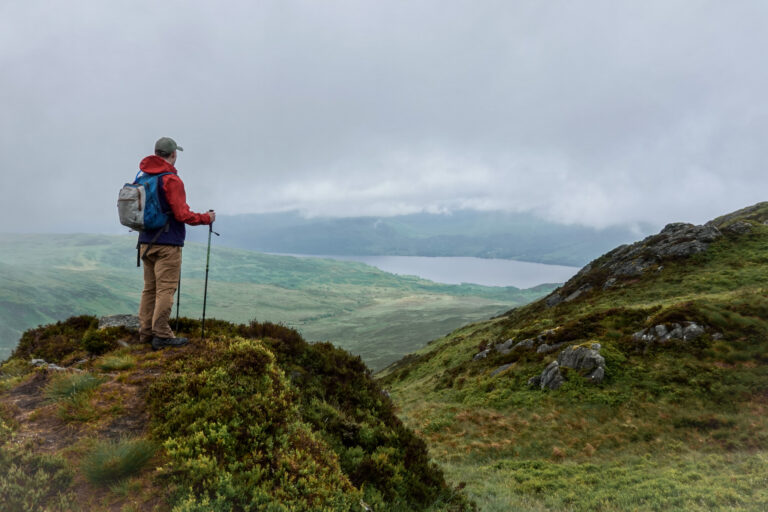 Dan on the Ben Venue Walk