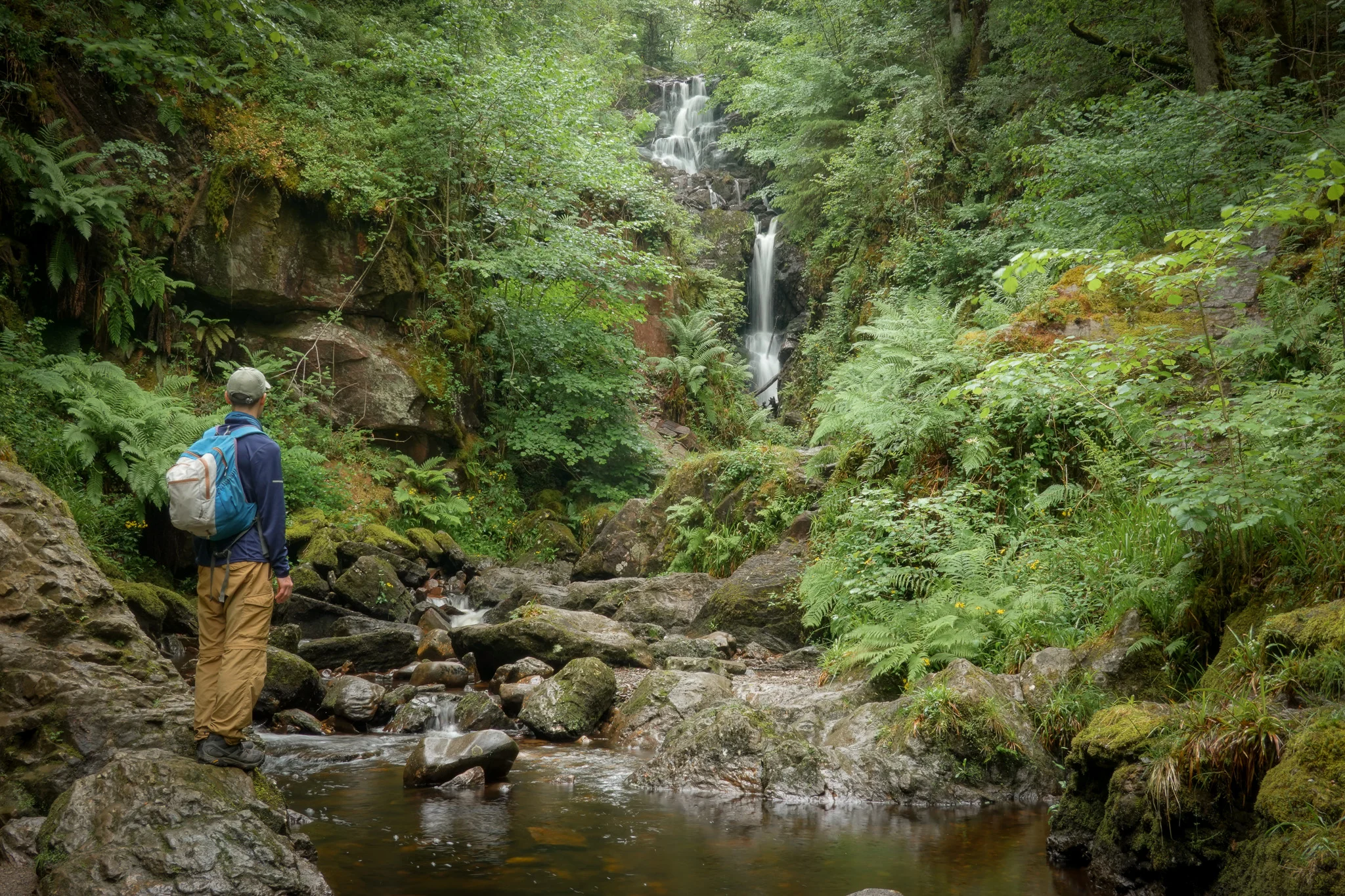 Dan at Queen Elizabeth Forest Park, near Go Aberfoyle, Duke's Pass and Three Lochs Forest Drive