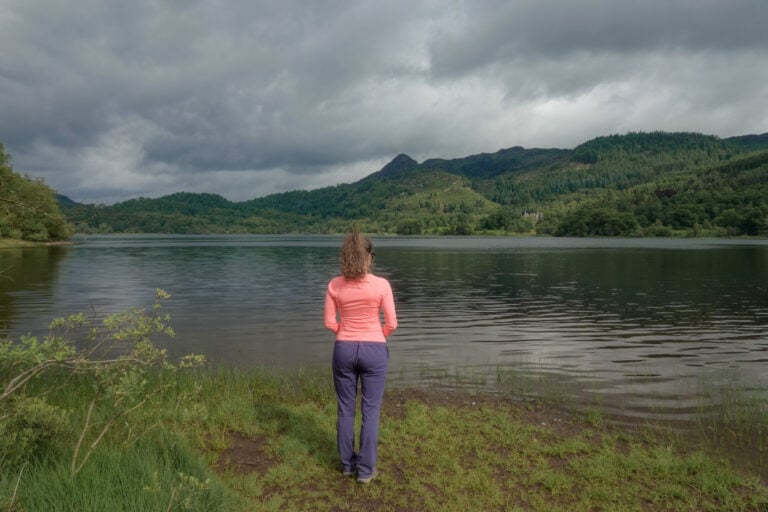 Beck on the shores of Loch Achray