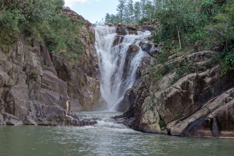 Big Rock Falls in Mountain Pine Ridge Forest Reserve