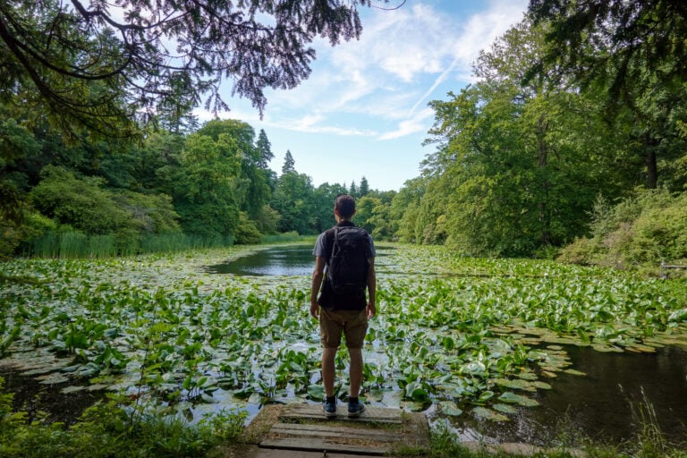 Dan at the Swinton Estate Parklands and Gardens