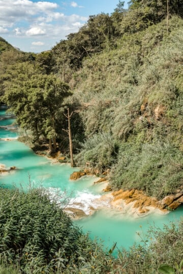 El Chiflon Waterfalls in Chiapas Mexico