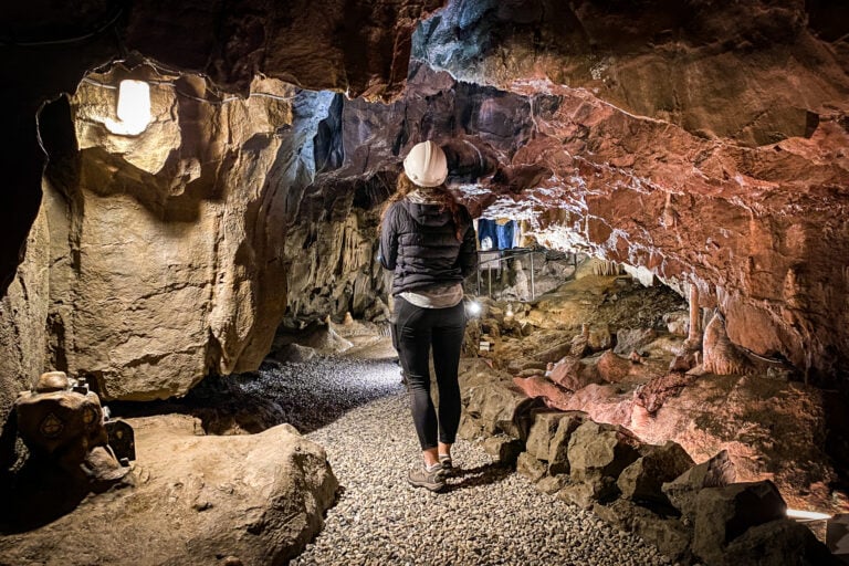 Beck at Stump Cross Caverns