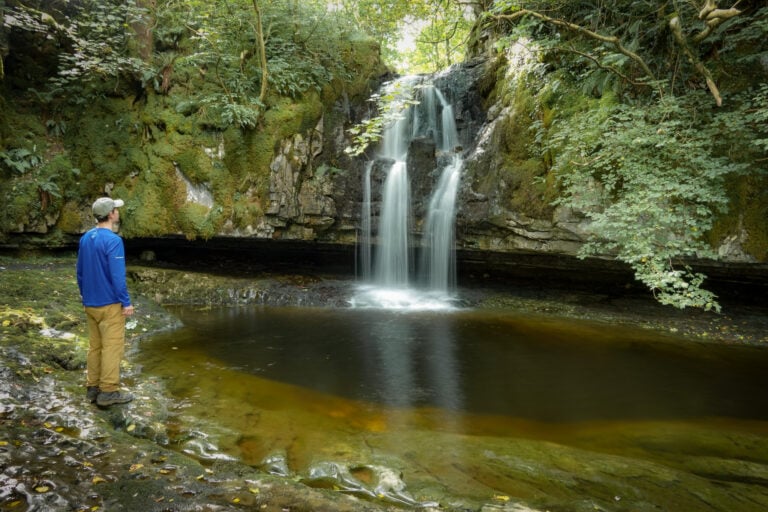 Dan at Gastack Beck Waterfall
