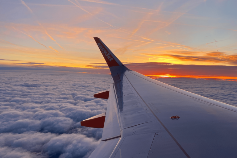 A flight caught after booking flights on Skyscanner