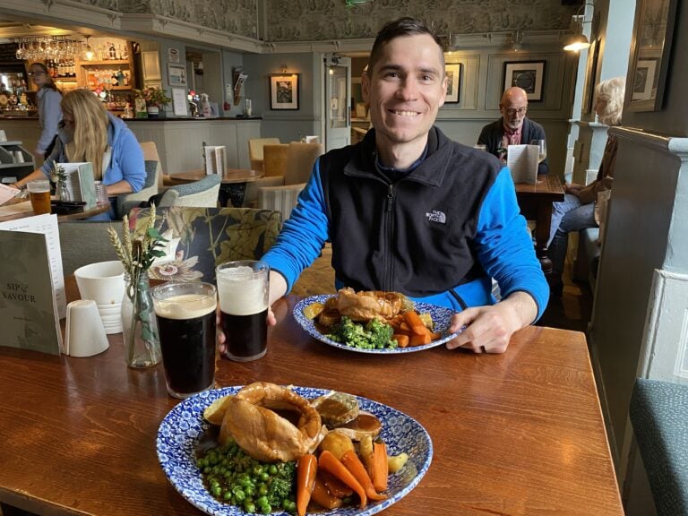 Dan at the Kings Head Hotel pub in Masham