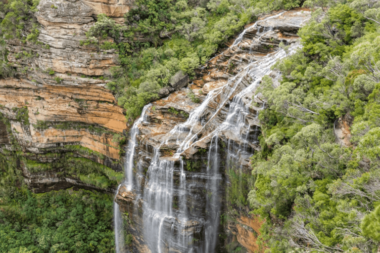 A view of Wentworth Falls from doing the Rocket Point Lookout Walk