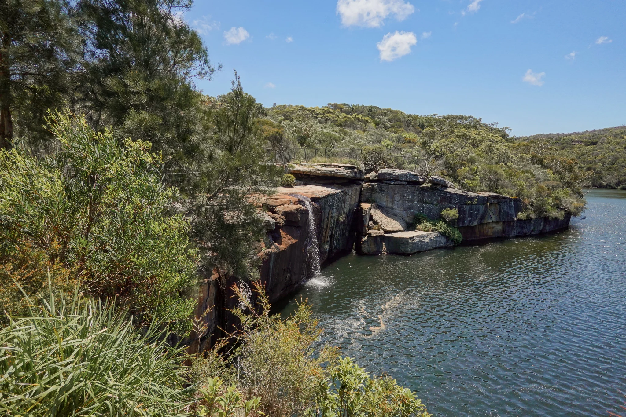 A waterfall called Wattamolla Falls is one of the best waterfalls in Sydney