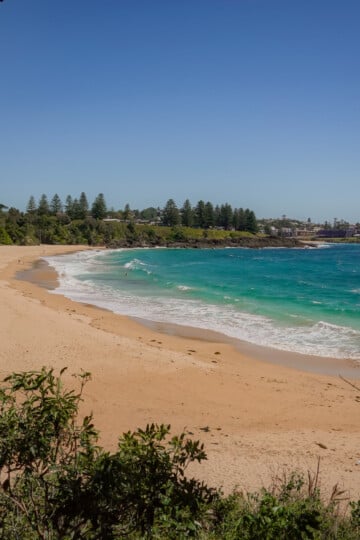 A beach in Kiama called Kendalls Beach