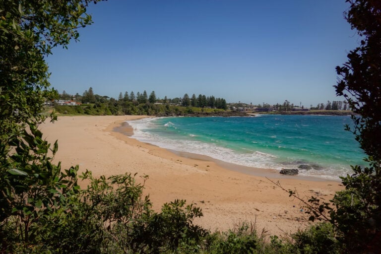 A beach in Kiama called Kendalls Beach